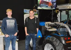 Tevreden klanten van de BCS tractoren met op de foto Sjoerd Zuidam en Gijs van Zuilen.